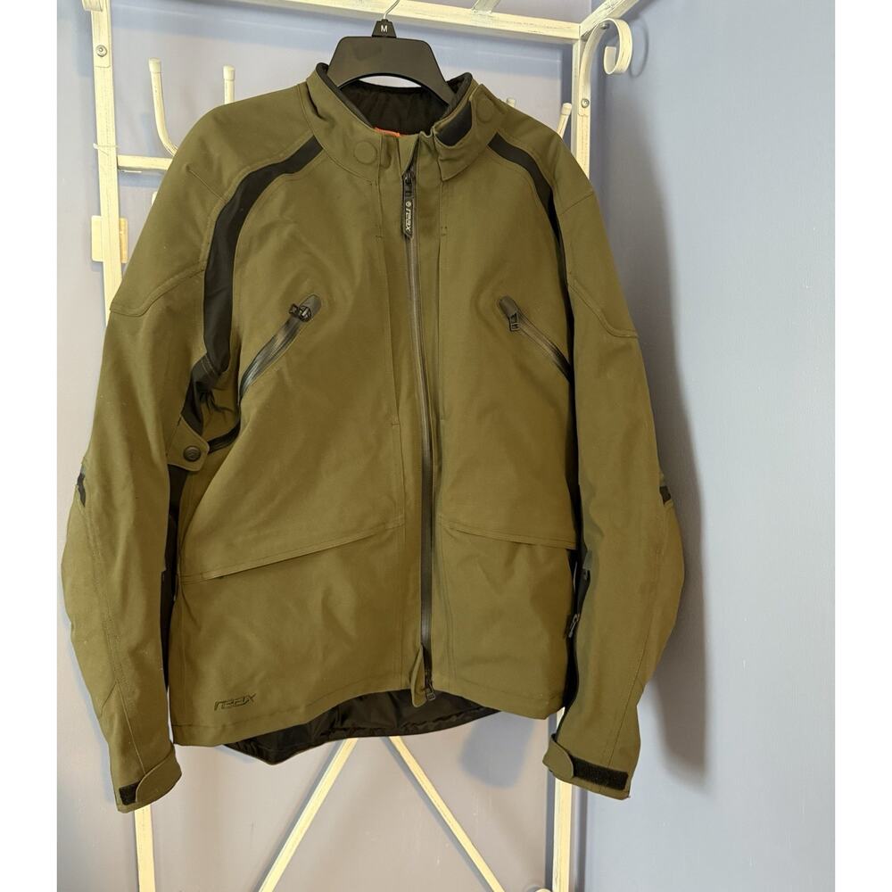 Reax Motorcycle Jacket Men’s Green X Large Padded Outdoor